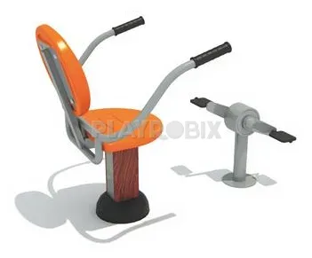 Asiento con manubrio y pedalera